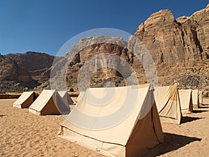 Tents at Desert