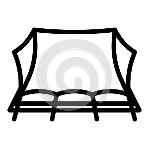 Tents icon. Camping tent and tarp. Vector illustration