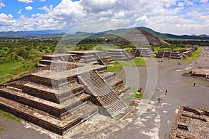 Teotihuacan pyramids near mexico city II photo