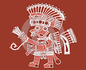 Teotihuacan painting photo