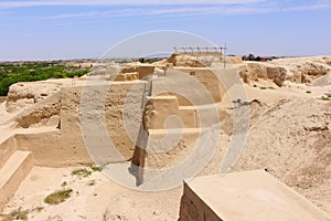 Tepe Sialk is a large ancient archeological site a tepe, `hill` or `mound`, Kashan, Iran