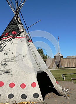Tepee and Fort photo