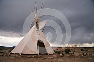 Tepee - native indian house photo