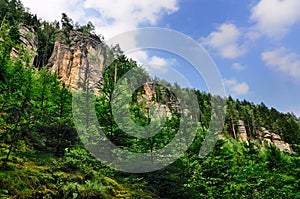 Teplice Rock Formations, Czech Republic