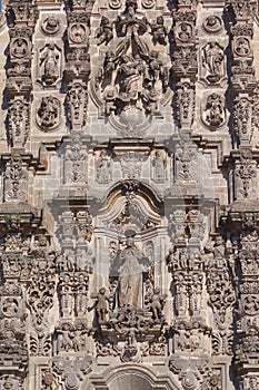 Tepotzotlan cathedral in mexico XVII photo