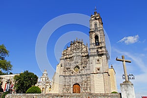 Baroque Church of the Tepotzotlan convent in mexico III