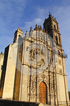 Baroque Church of the Tepotzotlan convent in mexico IV photo