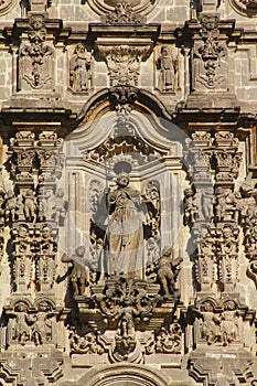 Baroque church of Tepotzotlan in estado de mexico II photo