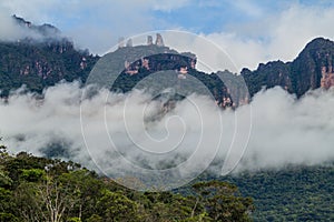 Tepui table mountain Auyan