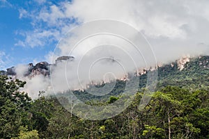 Tepui table mountain Auyan