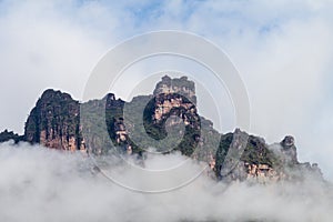 Tepui table mountain Auyan