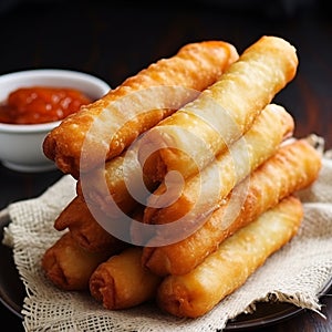 TequeÃ±os: Crispy Cheese Sticks in Doughy Pastry, A Party Favorite photo