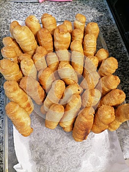 TequeÃ±os an a Venezuela typical food. Filled with chees photo