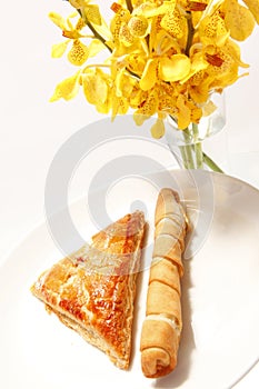 TequeÃÂ±o and jam pastry