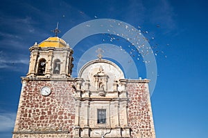 Tequila church. Jalisco, Mexico