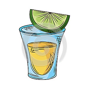 tequila shot lime