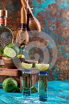 Tequila Shots Handblown Mexican Shot Glasses