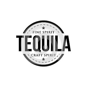 Tequila vintage stamp sign