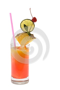 Tequilia Sunrise Cocktail