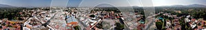 Tequisquiapan town Queretaro panoramic view