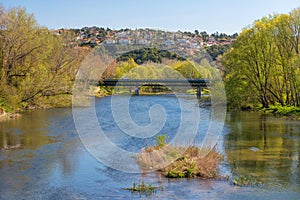 The Ter river, Girona, Catalonia, Spain