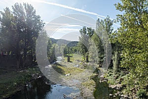 The ter route through the interior of Girona