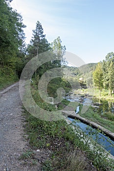 The ter route through the interior of Girona