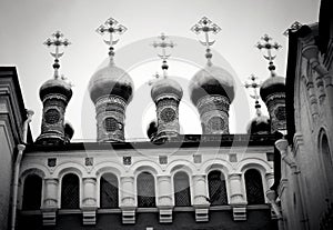 Terem churched. Moscow Kremlin. UNESCO World Heritage Site.