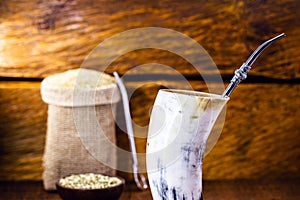 TererÃ© ou tererÃª is a typical South American drink made with the infusion of yerba mate in cold water. Accessories for preparing