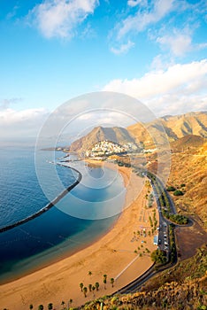 Teresitas beach in Santa Cruz de Tenerife