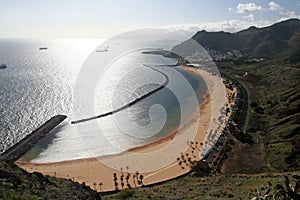 Teresitas beach of Tenerife