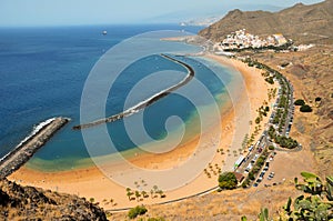 Teresitas Beach in Tenerife, Canary Islands, Spain