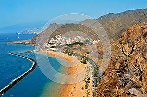 Teresitas Beach in Tenerife, Canary Islands, Spain