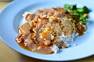 Teriyaki chicken rice