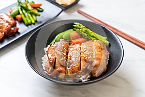 teriyaki chicken rice bowl