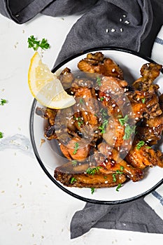 Teriyaki chicken wings