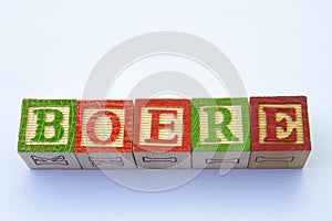 The term Boere
