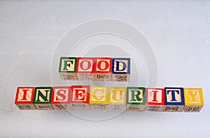 The term food insecurity