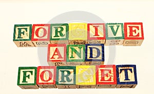 The term forgive and forget