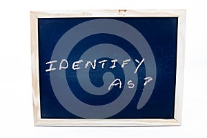 The term identify as