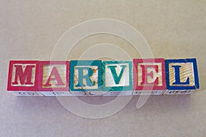 The term marvel