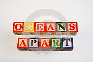 The term oceans apart