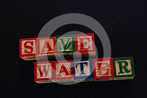 The term save water
