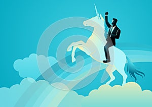 Term unicorn is for company who have a valuation of more than 1 billion dollars photo