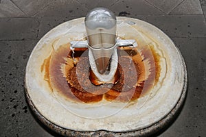 Termal mineral spring in Karlovy Vary (Carlsbad) photo