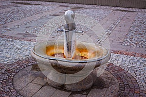 Termal mineral spring in Karlovy Vary photo