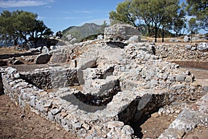 Termas de la ciudad romana de Ocuri en Ubrique, provincia de CÃÂ¡diz, AndalucÃÂ­a, EspaÃÂ±a photo