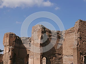 Terme di Caracalla ancient Roman Ruins in Rome photo