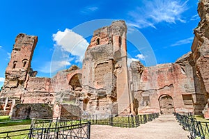 Terme di Caracalla ot The Baths of Caracalla in Rome, Italy photo