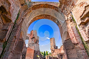 Terme di Caracalla ot The Baths of Caracalla in Rome, Italy photo